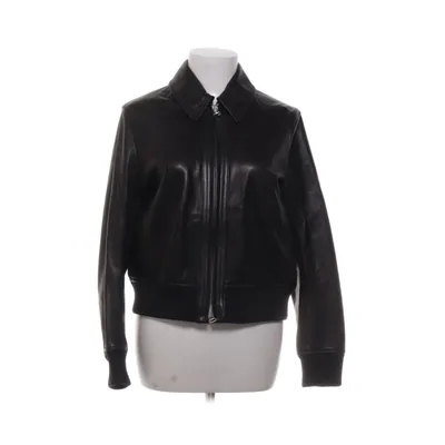 Läderjacka (Svart) från Arket Skinn, Polyester, Viskos