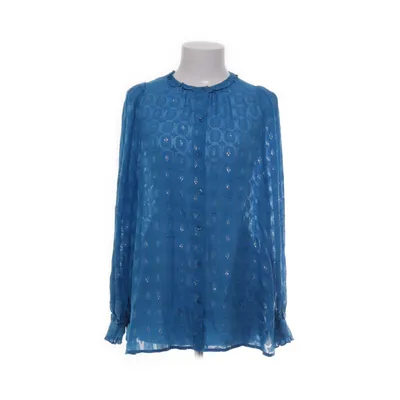 Blus (Blå) från Stella Nova Metallfiber, Silke