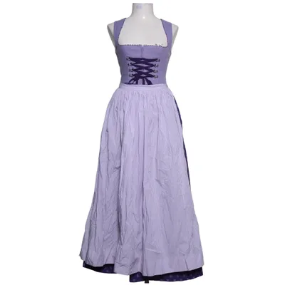 Dirndl (Purple, White) from Stephan Barbarino Cotton, Linen