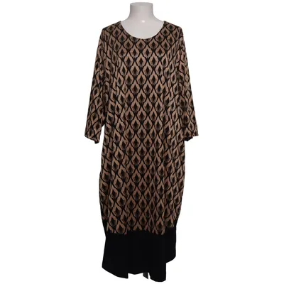 Jurk (Beige, Zwart) van Anna & Anna Elastaan, Polyester, Viscose