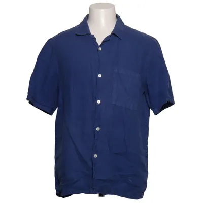 Chemise à manches courtes (Bleu) de A Day's March Lin