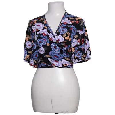 Wrap blouse (Black, Multicolored) from Supré