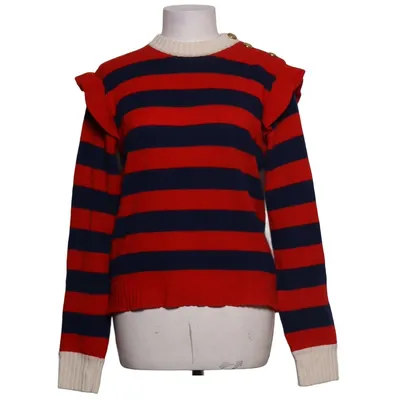 Strickpullover (Rot, Blau, Weiß) von Philosophy di Lorenzo Serafini Polyamid, Wolle