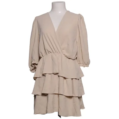 Jurk (Beige) van Creme Fraiche Elastaan, Polyester