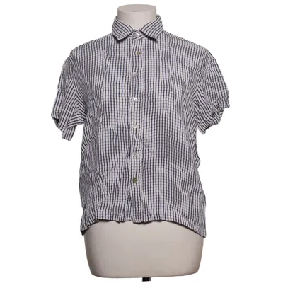 Short sleeve shirt (Blue, White) from Jackpot by Carli Gry Viscose