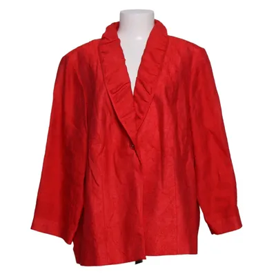 Blazer (Red) from Godske Acetate, Linen, Polyester, Viscose