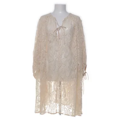 Jurk (Beige) van Love Stories Nylon, Katoen