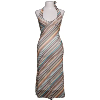 Jurk (Blauw, Bruin, Meerkleurig) van Princess Polly Elastaan, Polyester