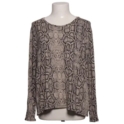 Lange mouwen shirt (Grijs, Zwart) van InWear Elastaan, Linnen, Viscose