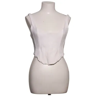 Crop top (Blanc) de H&M x Brock Collection Coton