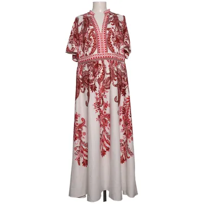 Maxi jurk (Wit, Rood) van Shein Elastaan, Polyester
