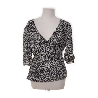 Wikkeltop (Zwart, Wit) van VILA Elastaan, Polyester