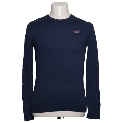 Sweater (Blue) from Hollister Cotton, Nylon, Viscose