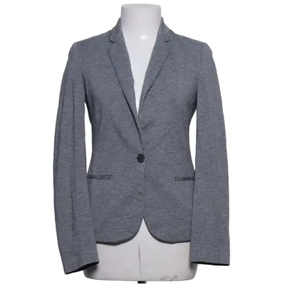 Blazer (Gray) from WE Fashion Elastane, Polyamide, Polyester, Viscose