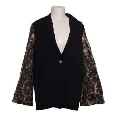 Blazer (Black, Gold) from Ambika Elastane, Polyester, Viscose