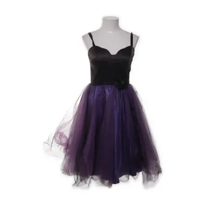 Cocktailklänning (Svart, Lila) från Hell Bunny Polyester