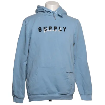 Sweat à capuche (Bleu) de Supply & Demand Coton, Polyester