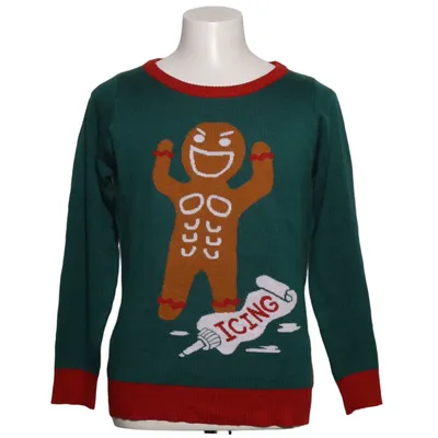 Christmas sweater (Green, Red, Multicolored) from Tipsyelves Acrylic