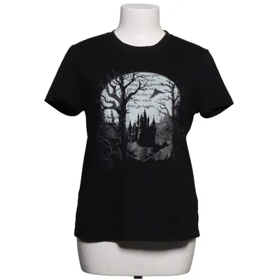 T-shirt (Svart) från Romwe Elastan, Polyester