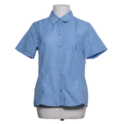Korte mouwen shirt (Blauw, Wit) van Maier Sports Polyester, Viscose