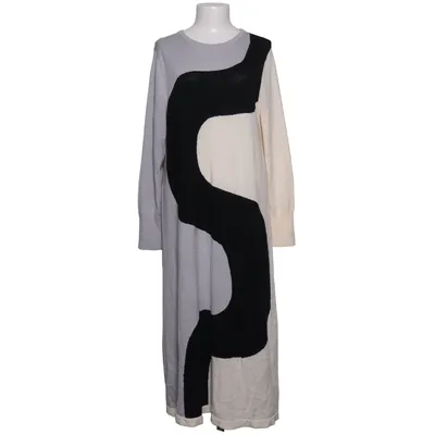 Kjole (Grå, Sort, Hvid, Flerfarvet) fra Marimekko x Uniqlo Akryl, Uld