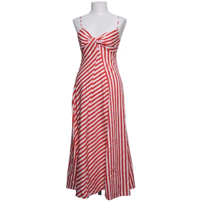 Maxi jurk (Rood, Wit) van Mango Katoen, Elastaan, Polyamide