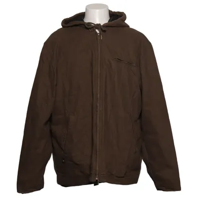 Work jacket (Brown) from Denim Day Cotton, Polyester