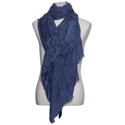 Sommerschal (Blau, Schwarz) von Antony Morato Baumwolle, Viskose