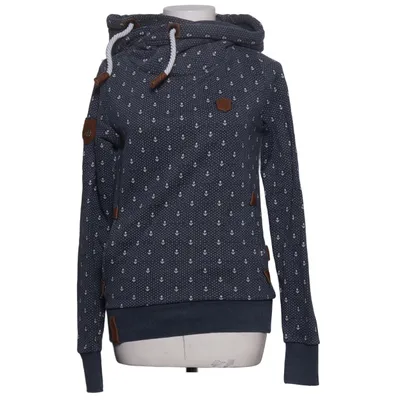 Sweat à capuche (Bleu) de Naketano Coton, Polyester