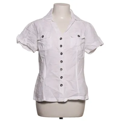 Kortärmad skjorta (Vit) från Biaggini Bomull, Linne