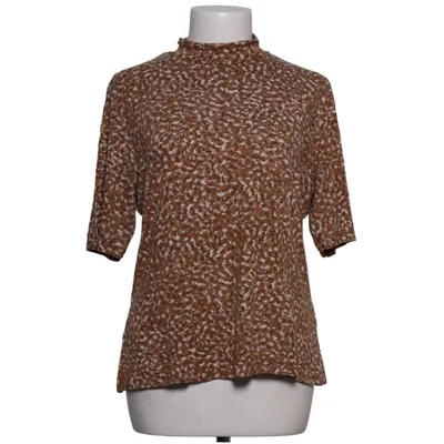 Top (Brown, White) from Linea Loresi Elastane, Viscose