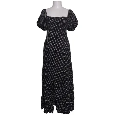 Wrap dress (Black, White) from ASOS Design Viscose
