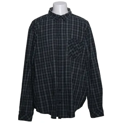 Flanellen overhemd (Grijs) van Quechua Katoen, Polyester