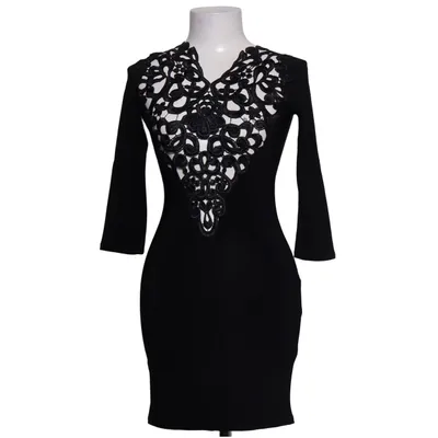 Cocktailkleid (Schwarz) von Young Blood Elasthan, Polyester