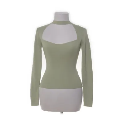 Top (Groen) van Zara Polyamide, Viscose