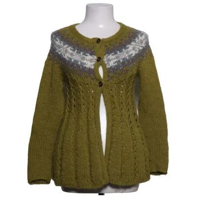 Cardigan (Grøn, Grå, Hvid) fra Noa Noa Alpacauld