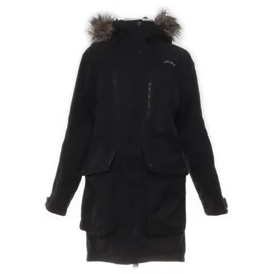 Vinterjacka (Svart) från Lundhags Polyester, Ekologisk bomull, Pälsimitation, Akryl