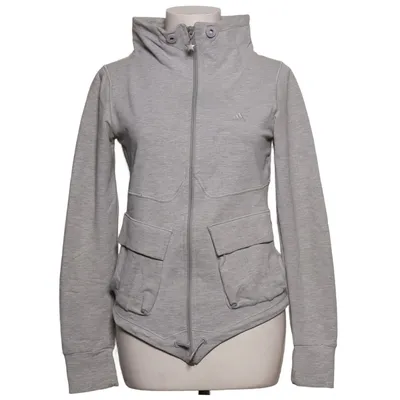 Träningsjacka (Grå) från Adidas Bomull, Elastan, Polyester