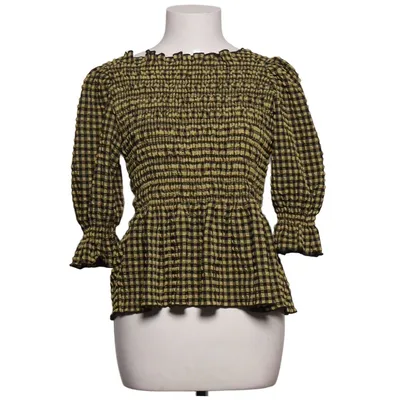 Crop top (Sort, Gul, Flerfarvet) fra Notes du Nord Elastan, Polyamid, Polyester