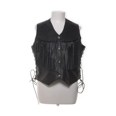 Leather vest (Black) from Flying Eagle