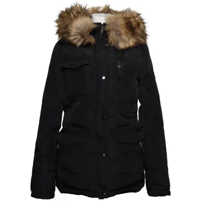 Parkas (Svart) från Roco Baroco Bomull, Pälsimitation, Polyester