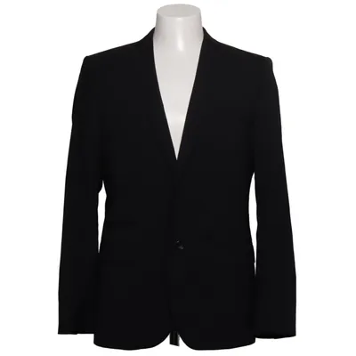 Blazer (Black) from Victor Elastane, Polyester, Viscose, Wool
