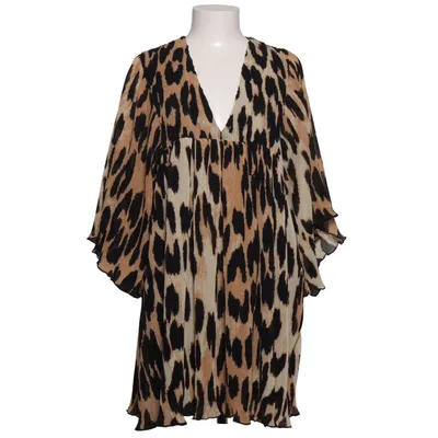 Klänning (Beige, Svart, Flerfärgad) från Ganni Återvunnen polyester