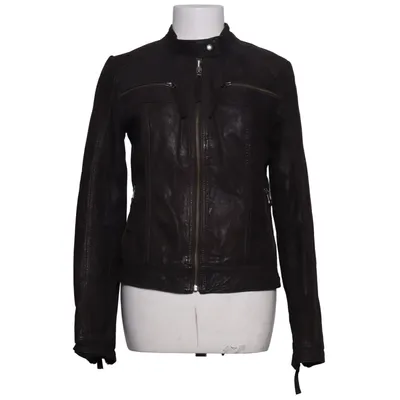 Leren jack (Elvira Short Leather Jacket) van Vero Moda Leer, Polyester