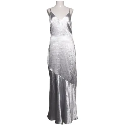 Långklänning (Silverfärgad) från H&M Polyester