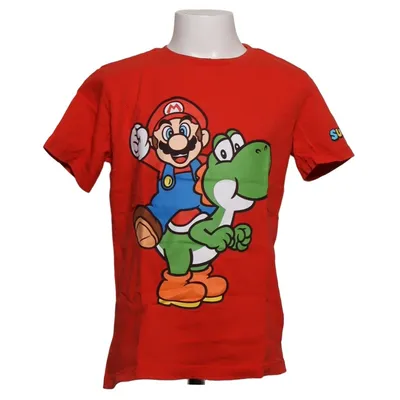 T-shirt (Röd, Flerfärgad) från Super Mario Bomull