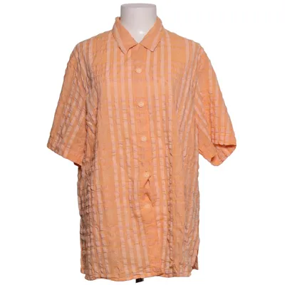 Short sleeve shirt (Orange) from Gläser Cotton, Polyester