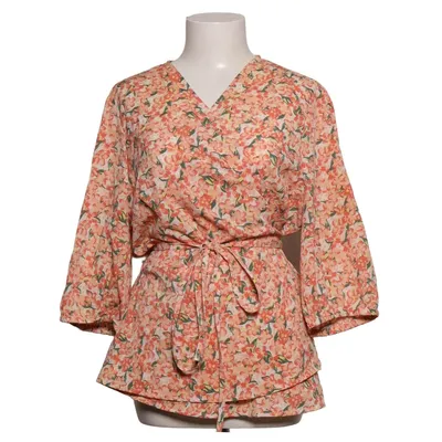 Wrap blouse (Pink, Multicolored) from Pernilla Wahlgren Polyester