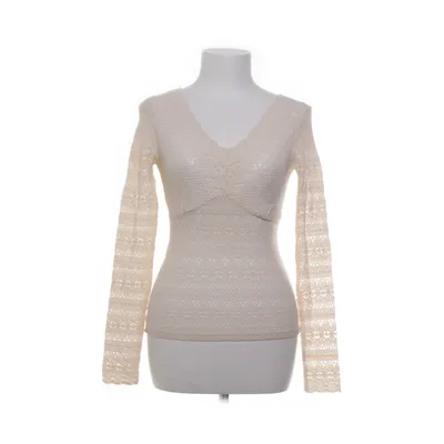 Långärmad t-shirt (Beige) från VILA Elastan, Polyamid