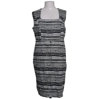 Dress (Black, White) from M&Co Cotton, Elastane, Polyester